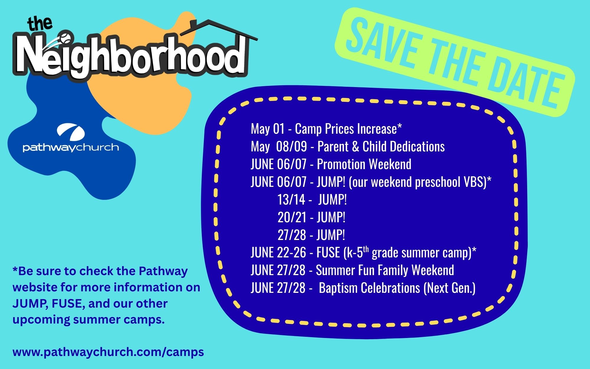 April-June Neighborhood Calendar